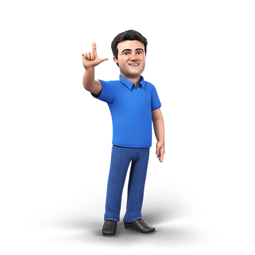 personagem mascote 3D baseado em uma caricatura personagem mascote 3D baseado em uma caricatura