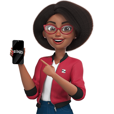 Mascote 3D personagem atendente virtual Mascote 3D personagem atendente virtual